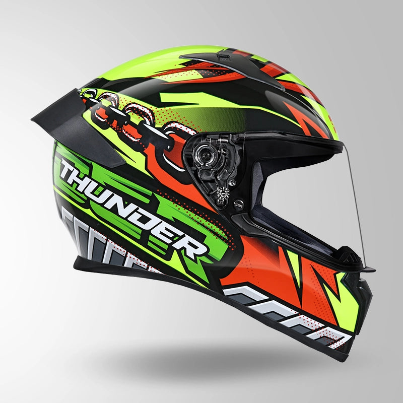 THUNDER D5 DECOR BLACK / RED & YELLOW WITH SPOILER