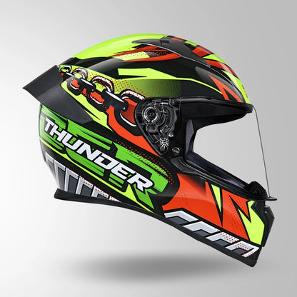 THUNDER D5 DECOR BLACK / RED & YELLOW WITH SPOILER
