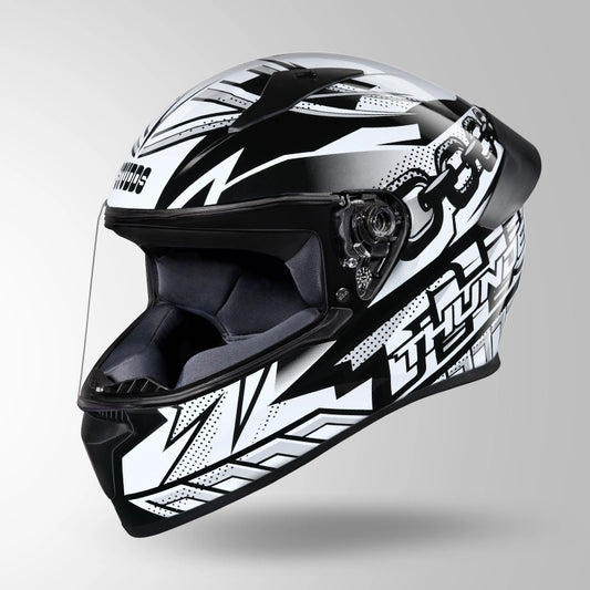 THUNDER D5 DECOR BLACK & WHITE WITH SPOILER