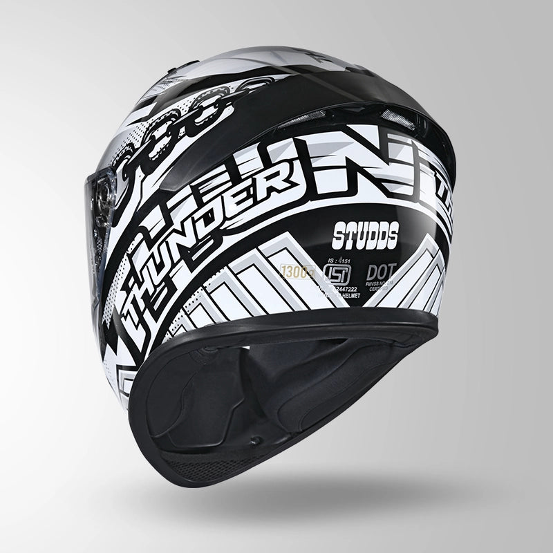 THUNDER D5 DECOR BLACK & WHITE WITH SPOILER