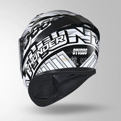 THUNDER D5 DECOR BLACK & WHITE WITH SPOILER