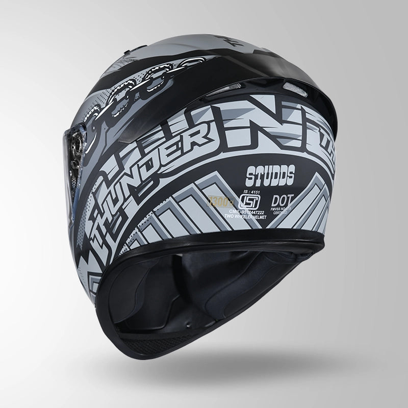 THUNDER D5 DECOR MATT BLACK & GREY WITH SPOILER