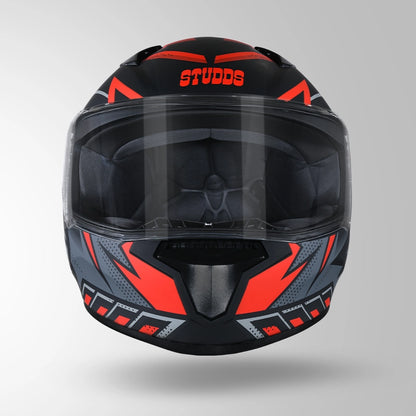THUNDER D5 DECOR MATT BLACK & RED WITH SPOILER