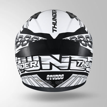 THUNDER D5 DECOR MATT BLACK & WHITE WITH SPOILER
