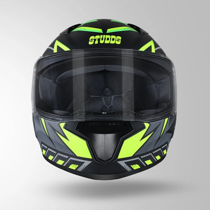 THUNDER D5 DECOR MATT BLACK & YELLOW WITH SPOILER
