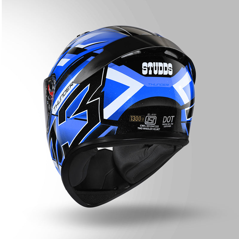 THUNDER D6 DECOR BLACK / BLUE & BLUE WITH SPOILER