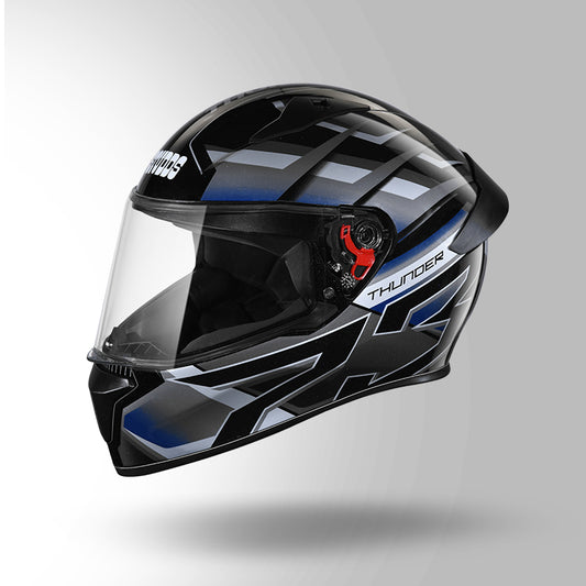 THUNDER D6 DECOR BLACK / GREY & WHITE WITH SPOILER
