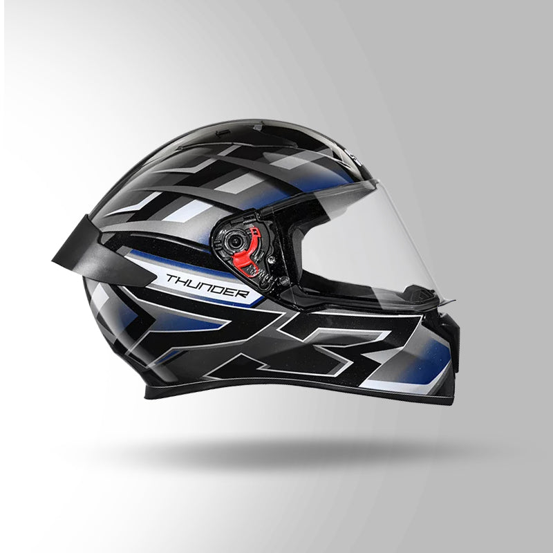 THUNDER D6 DECOR BLACK / GREY & WHITE WITH SPOILER
