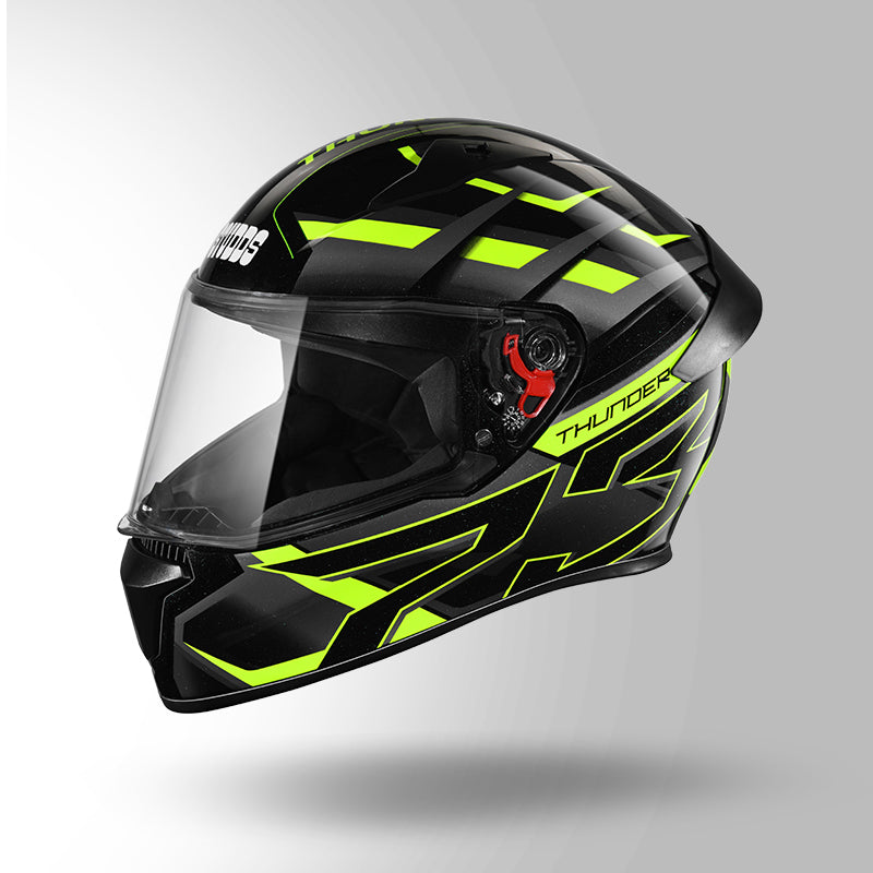 THUNDER D6 DECOR BLACK / GREY & YELLOW WITH SPOILER