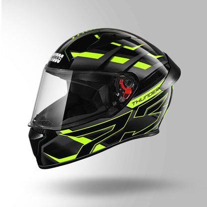 THUNDER D6 DECOR BLACK / GREY & YELLOW WITH SPOILER