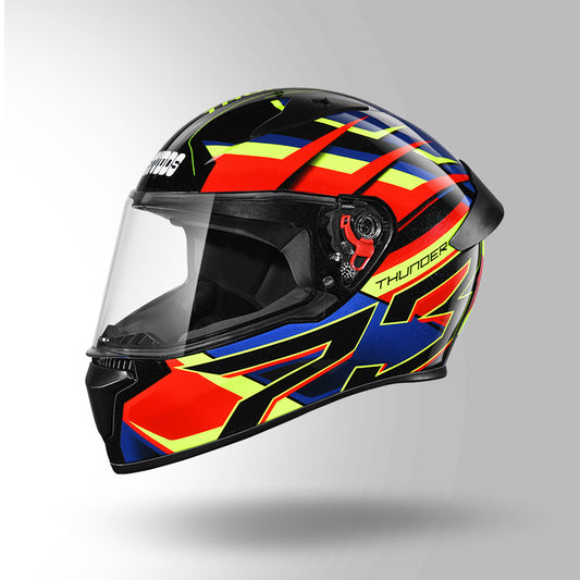 THUNDER D6 DECOR BLACK / RED & BLUE WITH SPOILER
