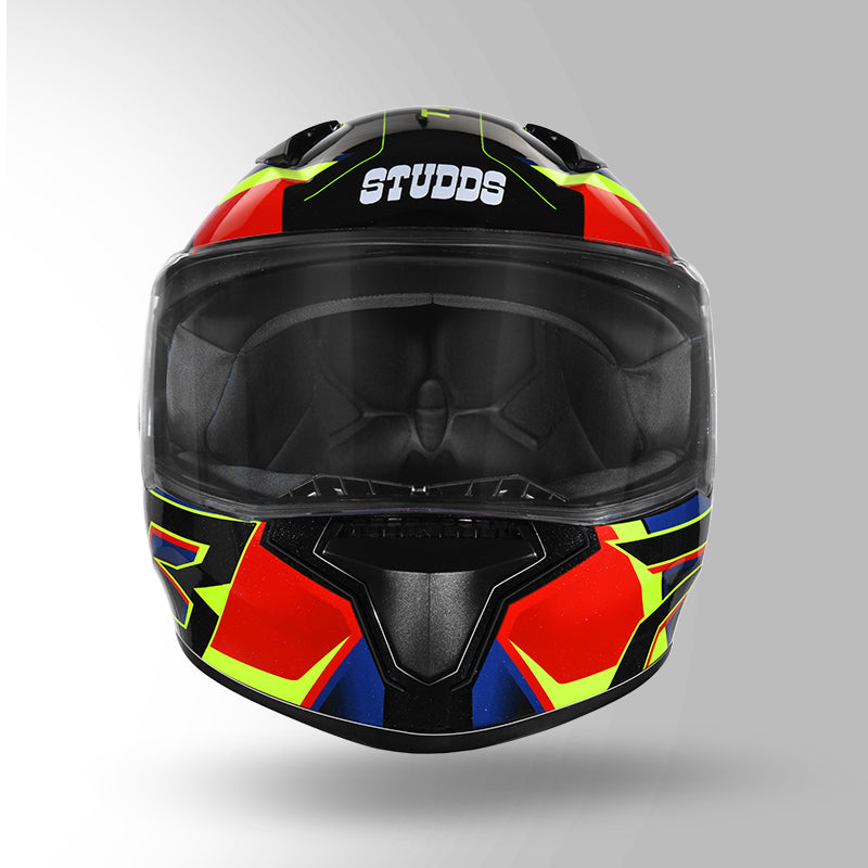 THUNDER D6 DECOR BLACK / RED & BLUE WITH SPOILER