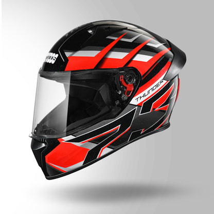 THUNDER D6 DECOR BLACK / RED & GREY WITH SPOILER