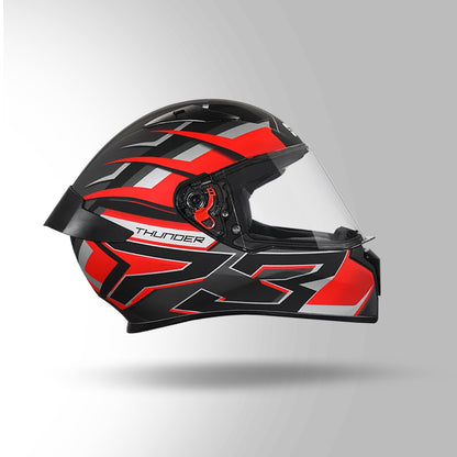 THUNDER D6 DECOR BLACK / RED & GREY WITH SPOILER
