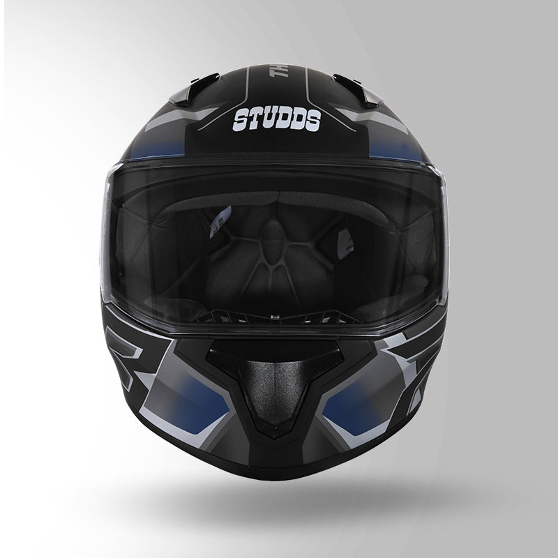 THUNDER D6 DECOR MATT BLACK / GREY & WHITE WITH SPOILER