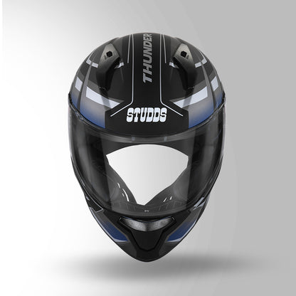 THUNDER D6 DECOR MATT BLACK / GREY & WHITE WITH SPOILER