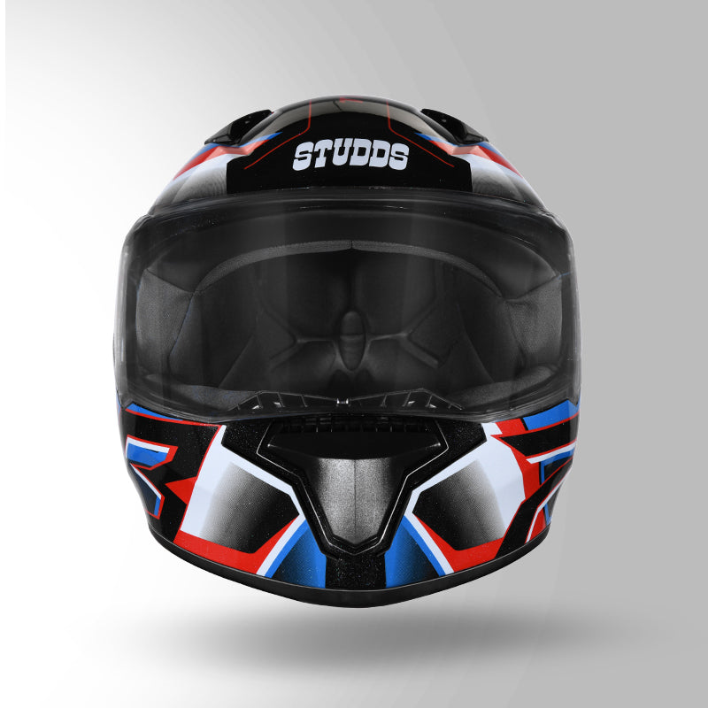 THUNDER D6 DECOR BLACK / WHITE & BLUE WITH SPOILER