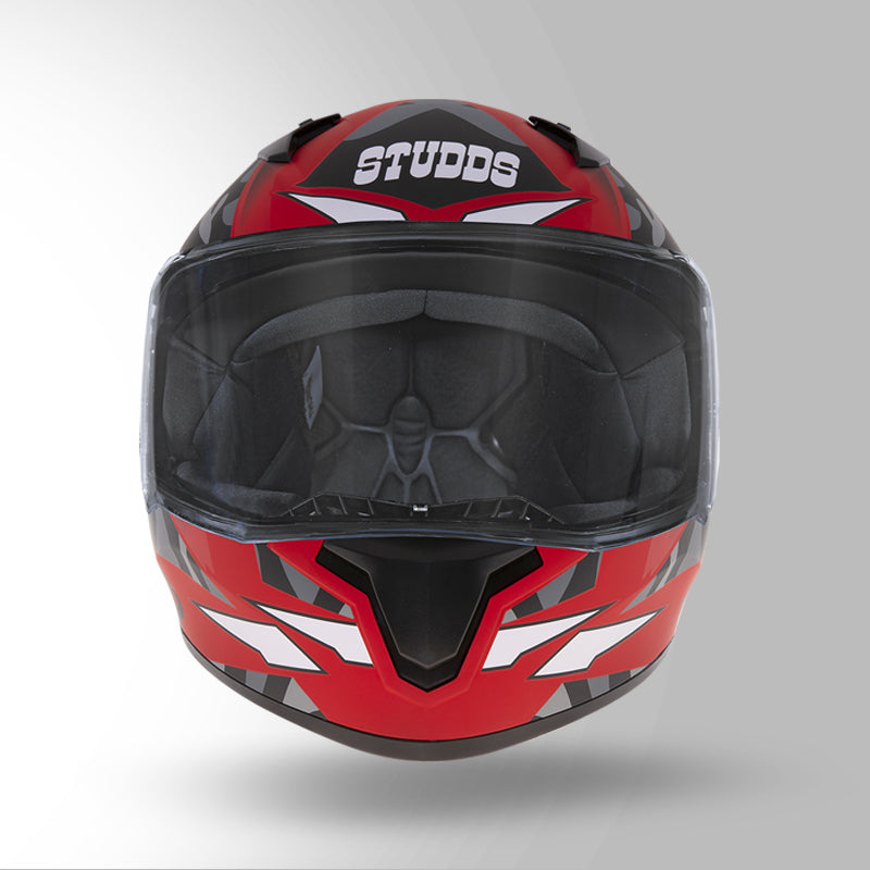 THUNDER D7 DECOR MATT RED & BLACK WITH SPOILER