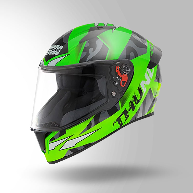 THUNDER D7 DECOR NEON GREEN & BLACK WITH SPOILER