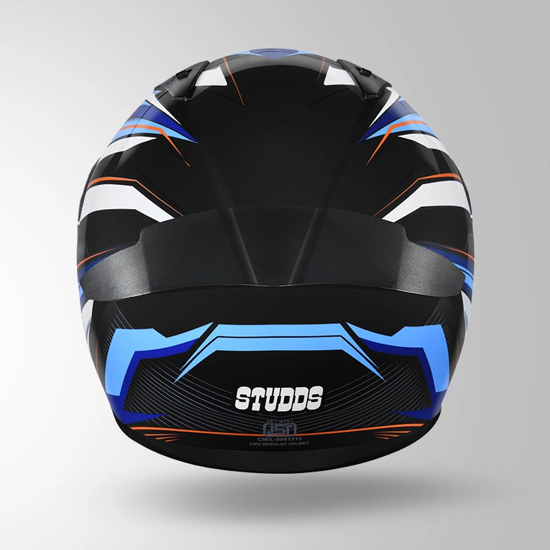THUNDER D8 DECOR BLACK & BLUE WITH SPOILER