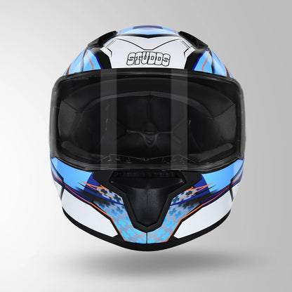 THUNDER D8 DECOR BLACK & BLUE WITH SPOILER