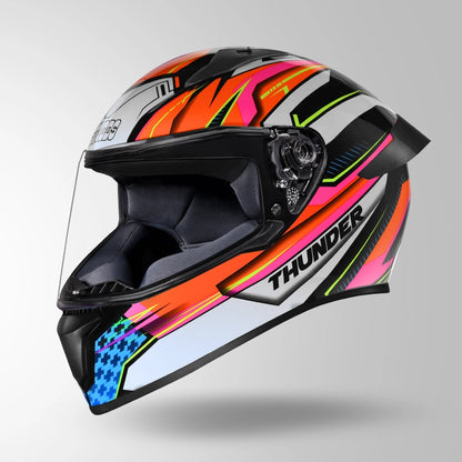 THUNDER D8 DECOR BLACK & ORANGE WITH SPOILER