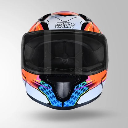 THUNDER D8 DECOR BLACK & ORANGE WITH SPOILER