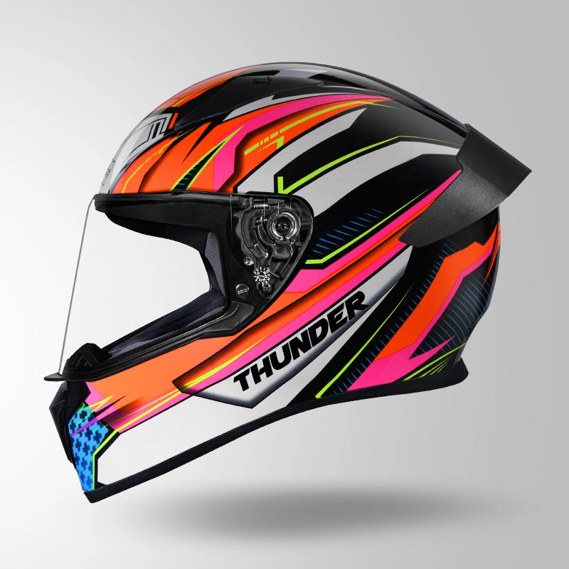 THUNDER D8 DECOR BLACK & ORANGE WITH SPOILER
