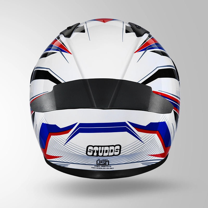 THUNDER D8 DECOR WHITE & BLUE WITH SPOILER