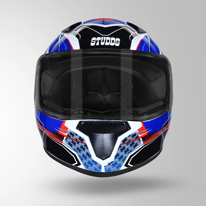 THUNDER D8 DECOR WHITE & BLUE WITH SPOILER