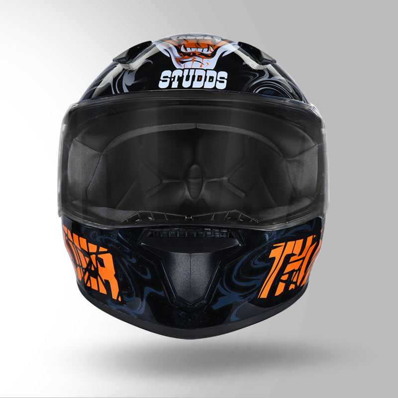 THUNDER D9 DECOR BLACK & ORANGE WITH SPOILER