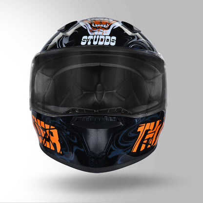 THUNDER D9 DECOR BLACK & ORANGE WITH SPOILER