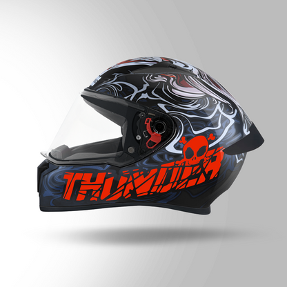 THUNDER D9 DECOR BLACK & RED WITH SPOILER
