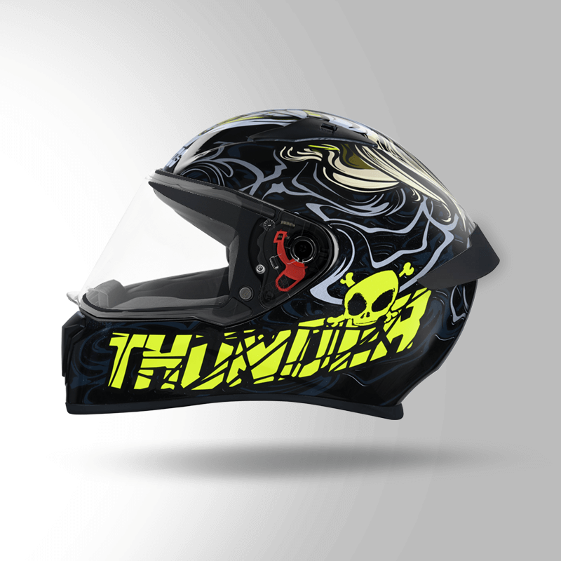 THUNDER D9 DECOR BLACK & YELLOW WITH SPOILER