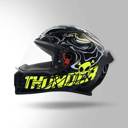 THUNDER D9 DECOR BLACK & YELLOW WITH SPOILER