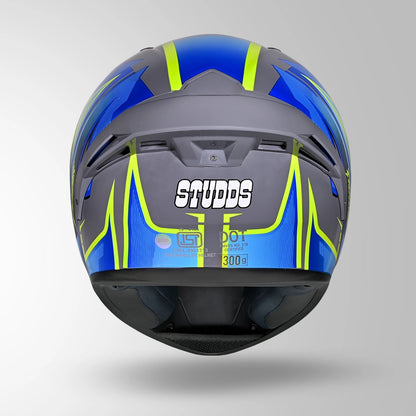 THUNDER D9 FLASH DECOR GREY & BLUE
