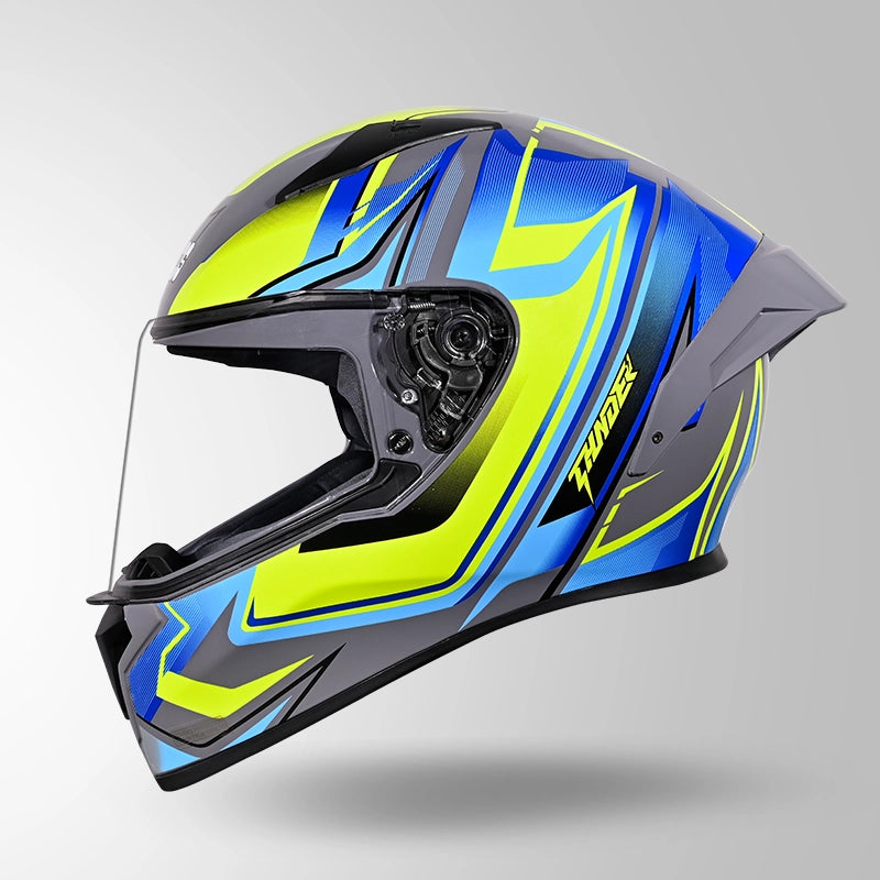 THUNDER D9 FLASH DECOR GREY & BLUE