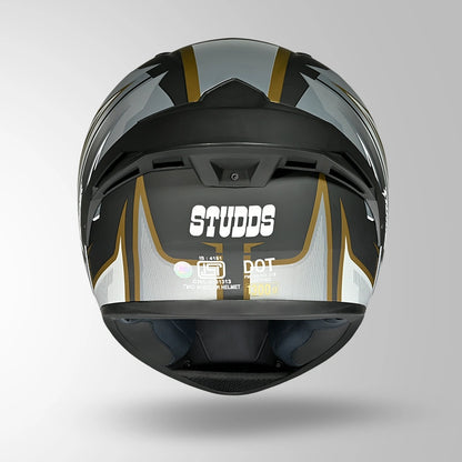 THUNDER D9 FLASH DECOR MATT BLACK & GOLDEN