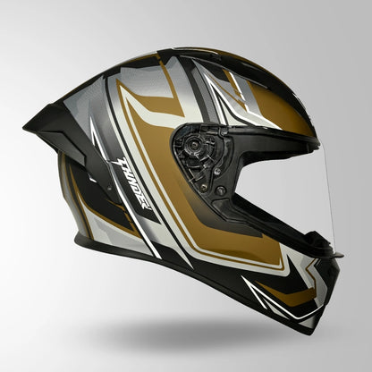 THUNDER D9 FLASH DECOR MATT BLACK & GOLDEN
