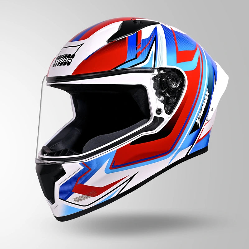 THUNDER D9 FLASH DECOR WHITE & BLUE