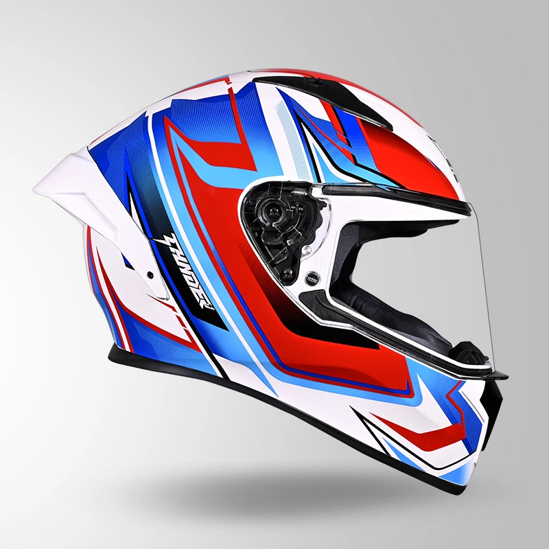 THUNDER D9 FLASH DECOR WHITE & BLUE