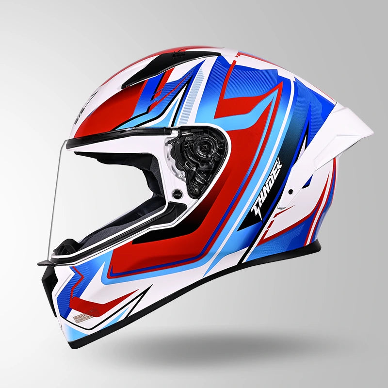 THUNDER D9 FLASH DECOR WHITE & BLUE