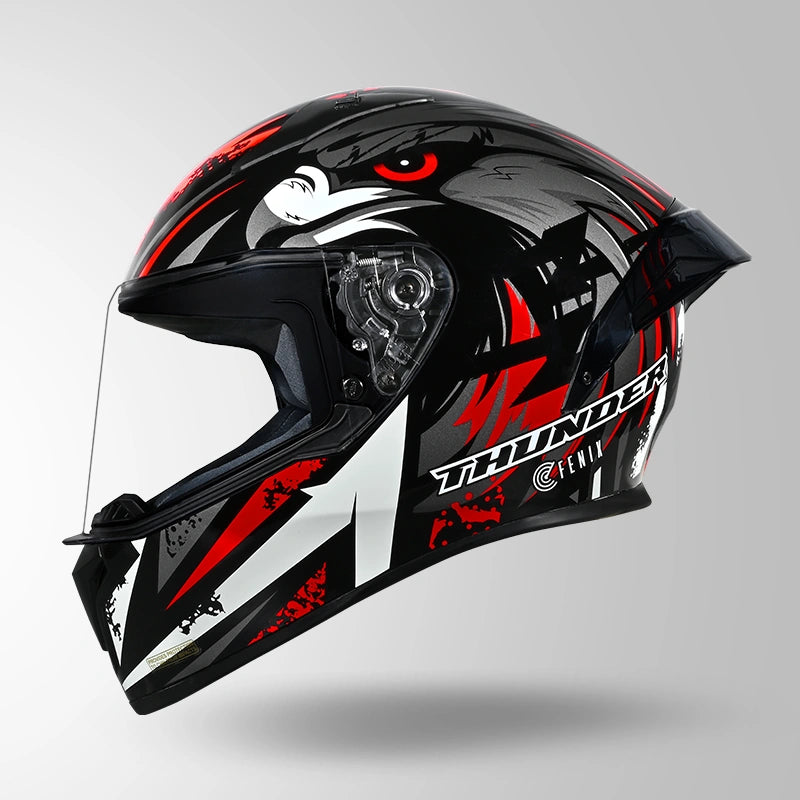 THUNDER FENIX BLACK / GREY & RED