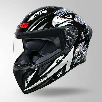 THUNDER FENIX BLACK & WHITE WITH CRYSTAL FOIL