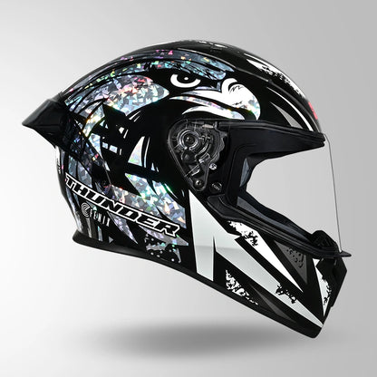 THUNDER FENIX BLACK & WHITE WITH CRYSTAL FOIL