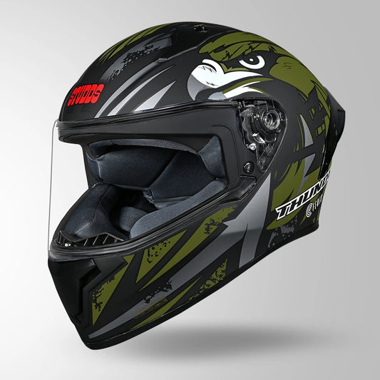 THUNDER FENIX MATT BLACK & GREEN