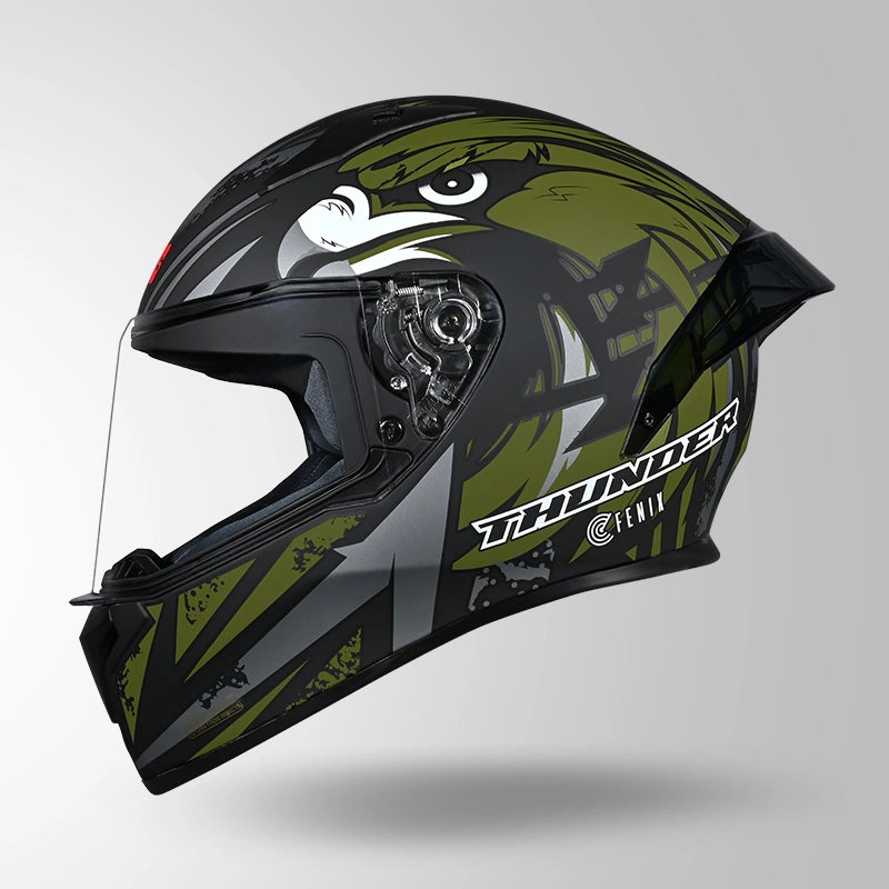 THUNDER FENIX MATT BLACK & GREEN