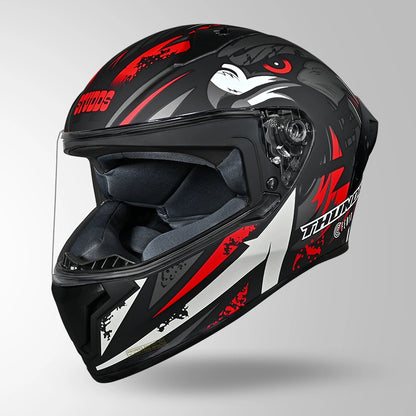 THUNDER FENIX MATT BLACK / GREY & RED