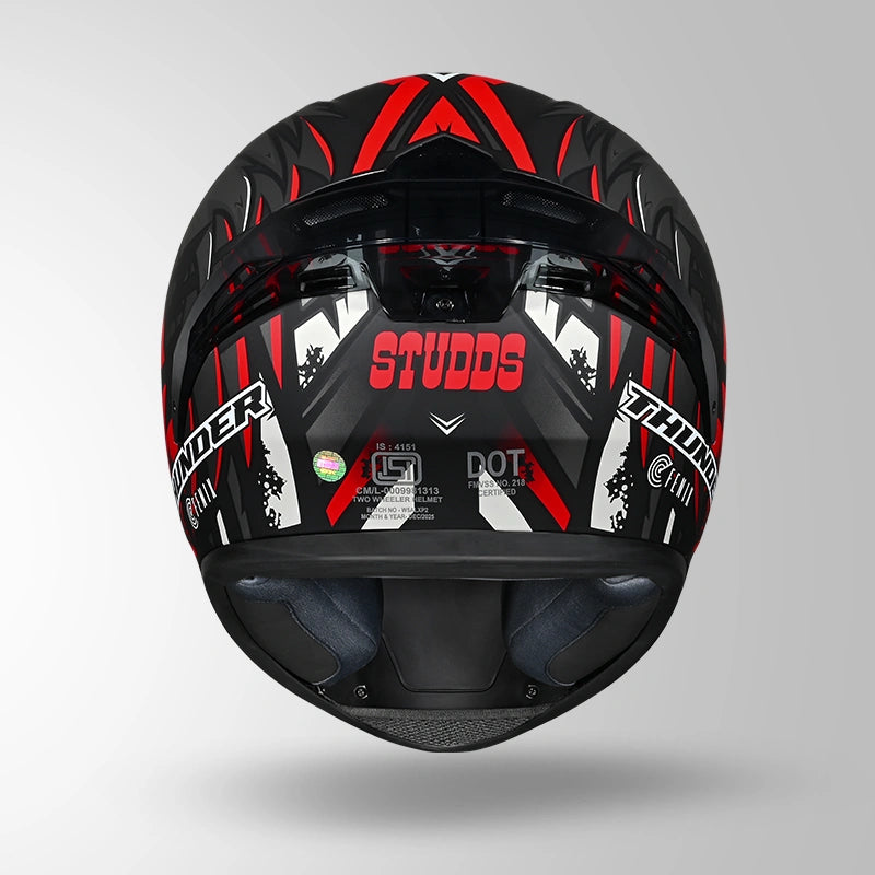 THUNDER FENIX MATT BLACK / GREY & RED