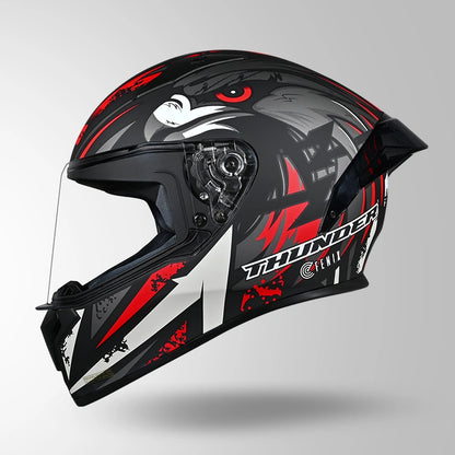 THUNDER FENIX MATT BLACK / GREY & RED